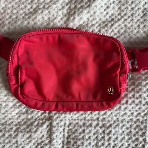 Lululemon Red Belt Bag